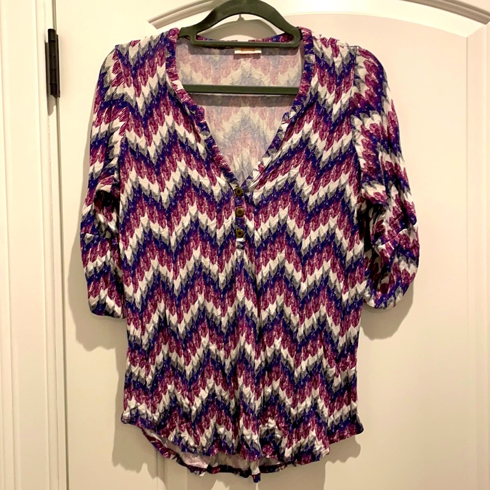 Small 3/4 Sleeve Pixley Top